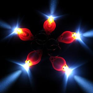  Versatile LED Keychain Flashlight 30 - 50 Hours Continuous Lighting Time Manufactures