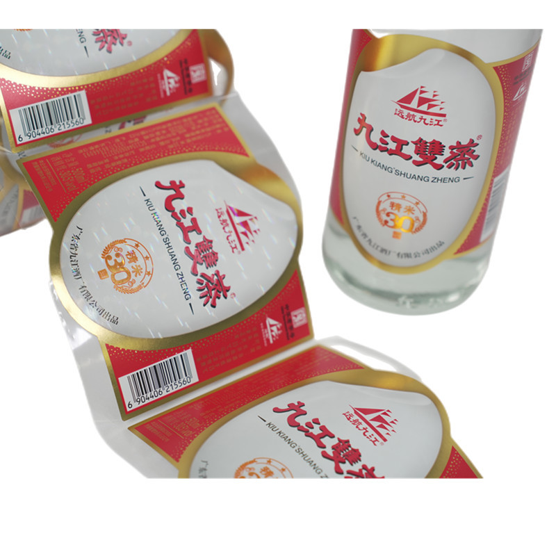 Transfer Printing Beer Bottle Label Food Cosmetic Wet Strength Label Paper