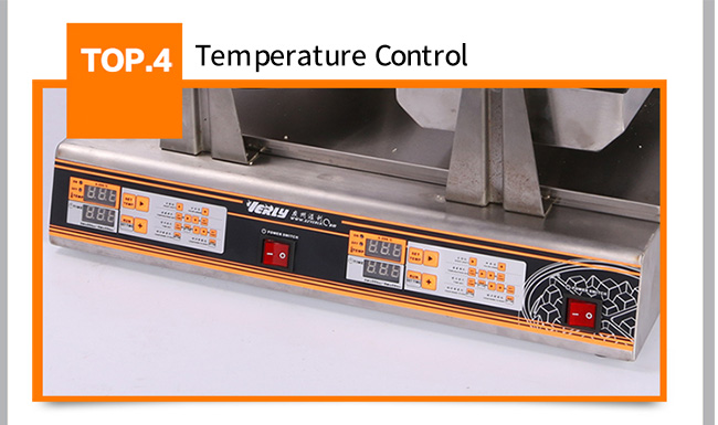 Durable Snack Food Processing Equipment , Double Head Square Waffle Machine