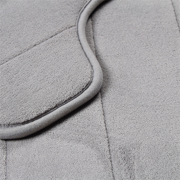 Last Long Time SBR Backing Memory Foam Bathroom Floor Mat Quick Drying