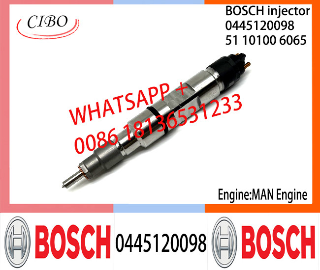 BOSCH 0445120098 51101006065 Neutral Fuel Injector Assembly 0445120098 51101006065 For MAN Engine