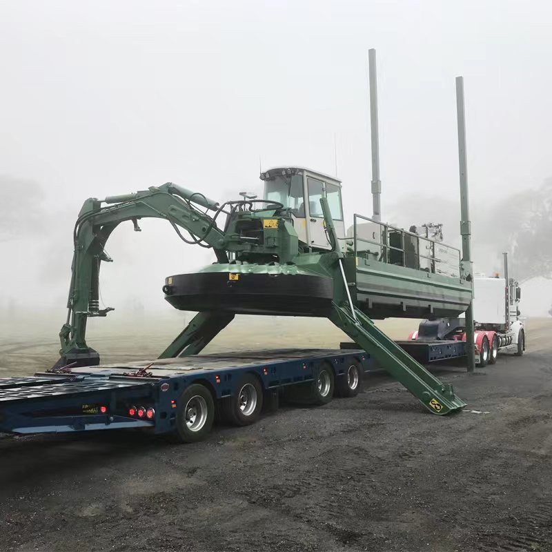 Diesel Engine Power Hydraulic Multipurpose Amphibious Dredger