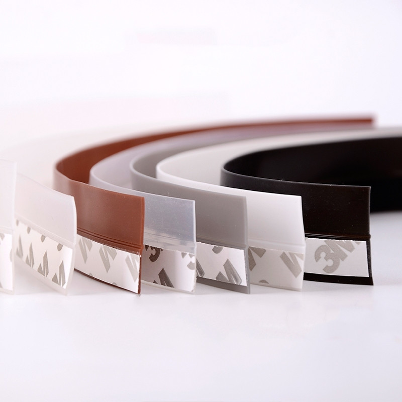 Self Adhesive Weather Stripping Door Bottom Seal Strip 5M/Roll 10M/Roll 50M/Roll