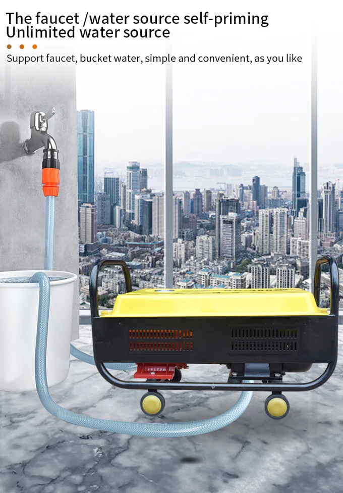 Household Outdoors Multifunctional Cleaning Agricultural Tools Animal Husbandry Breeding Yellow Lid Cleaning Machine
