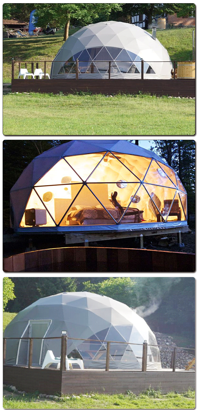 Waterproof Outdoor Camping Tent Transparent Itinerant Exhibition Wholesale Dome tent