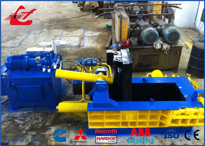 30kW Motor Hydraulic Metal Scrap Baling Press Machine Mitsubishi PLC Controlled