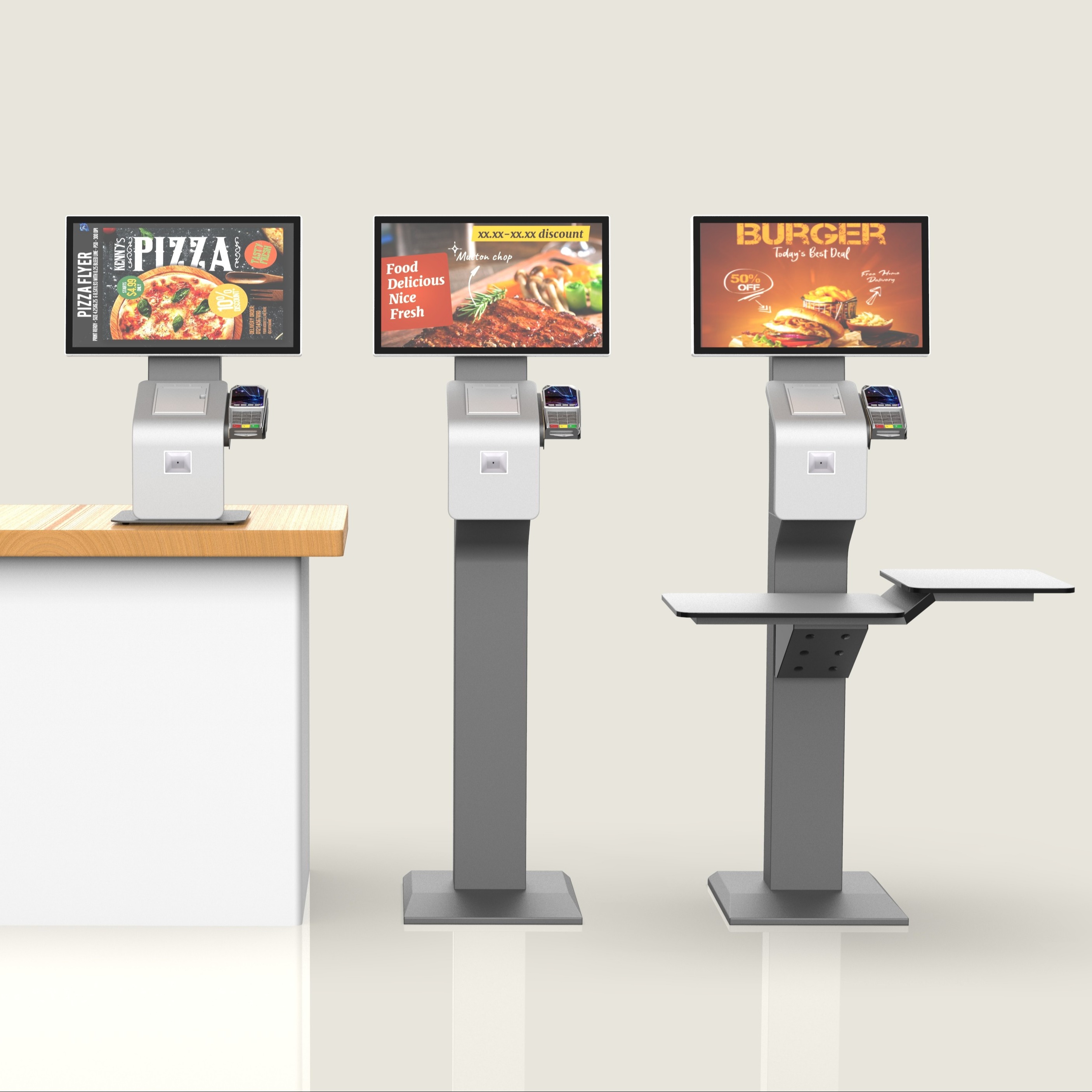 McDonald'S Self Payment Kiosk Credit Card Payment Self Ordering Machine
