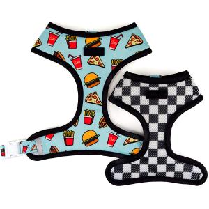 Light Weight Reversible Nylon Dog Harness With Interchangeable Printed Sides