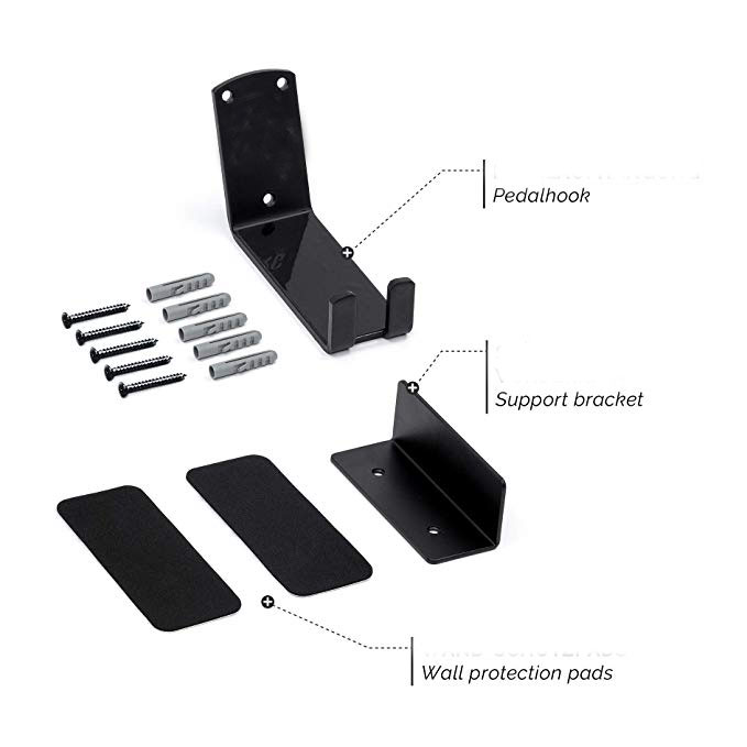 Plated and Pedal Suspended The Perfect Solution for Bike Storage in Black