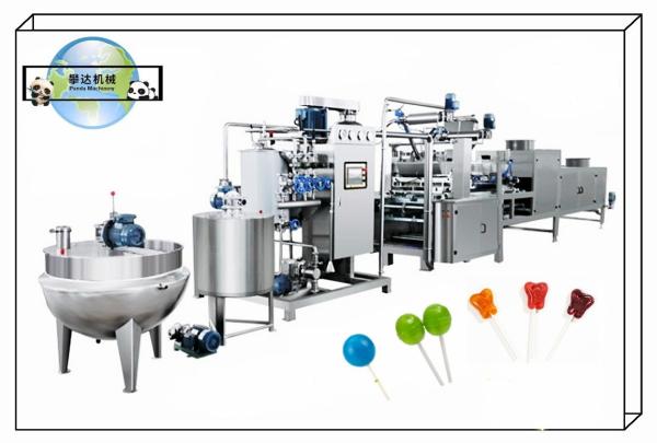 A To Z Lollipop Production Line 300KG/H Assorted Shaped Lollipop Line Candy