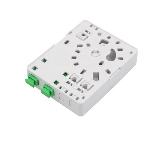 Indoor Wall Mounted Fiber Optic Cable Termination Boxes With SC/LC Connectors