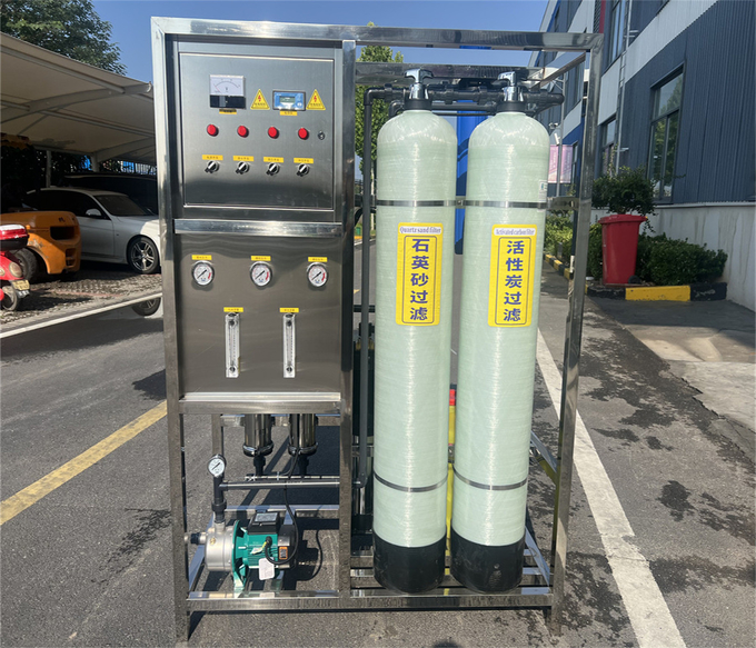 Commercial 98% Desalination Rate Drinking Water Purification Stainless Steel 500L Reverse Osmosis Water Filter System