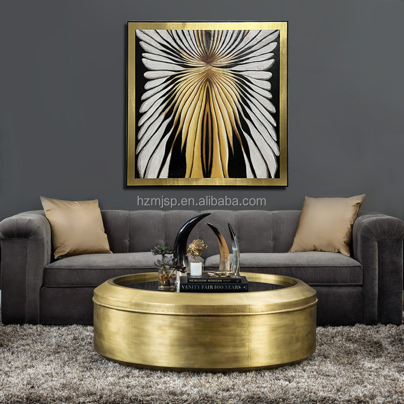 6 Color Print Method Hand Painted Abstract Painting on Canvas for Living Room Decor Modern Abstract Texture Wall Painting