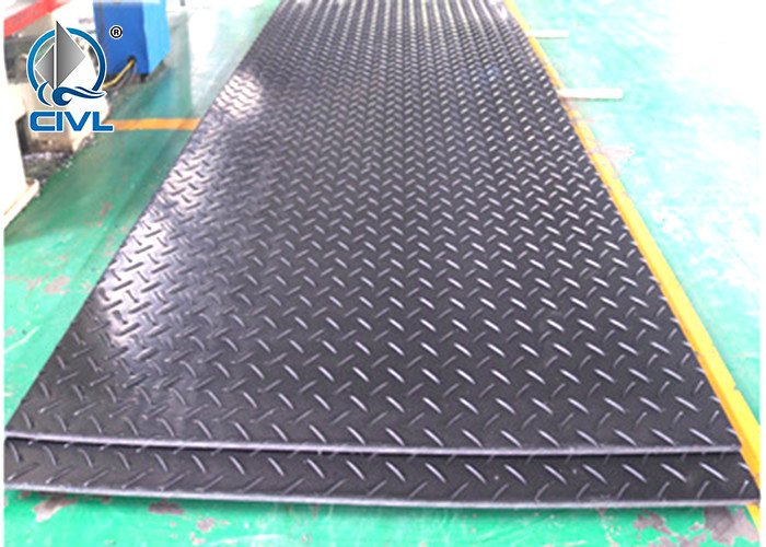Paving Slab Non-Slip Road Substrate High Molecular Polyethylene Paving Board Temporary Pads For Road Construction
