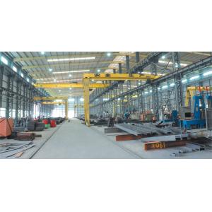 Q355 Workshop Warehouse Portal Building Frame Steel Structure With Overhead