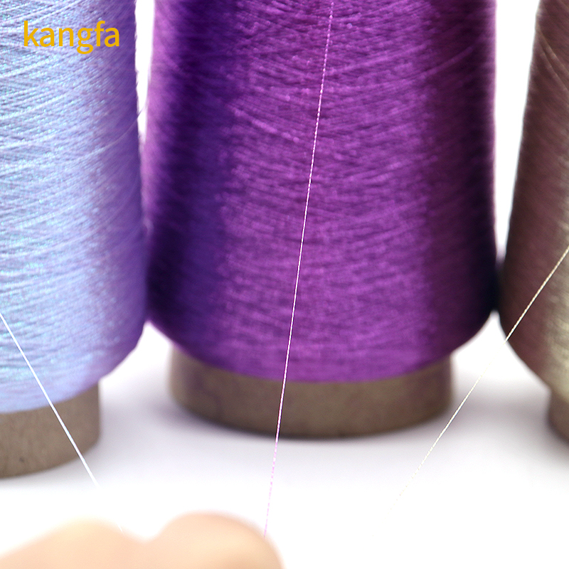 150D Yarn Count Embroidery Thread for Gold and Silver Metallic Embroidery in Polyester