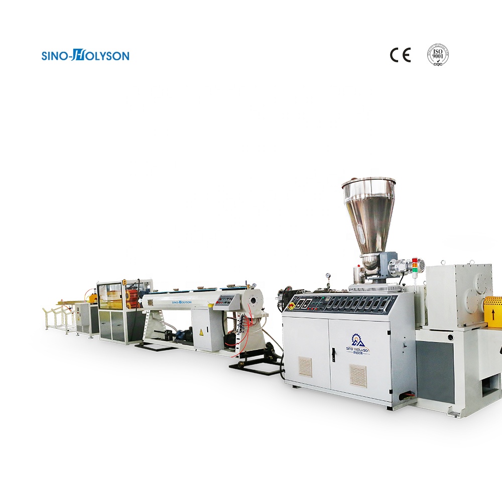 39 Rpm Electric Pipe Extruding Machine For PVC Conduit Pipe Production
