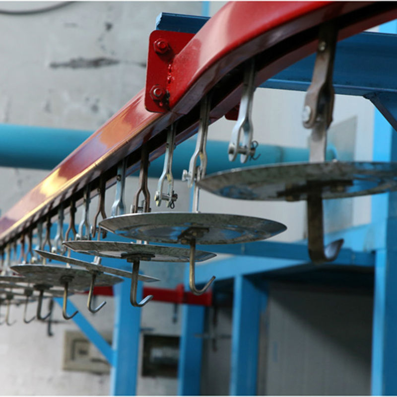 Steel Electrostatic Spraying Assembly Line OEM Power Saving Industrial Powder Coating Machine