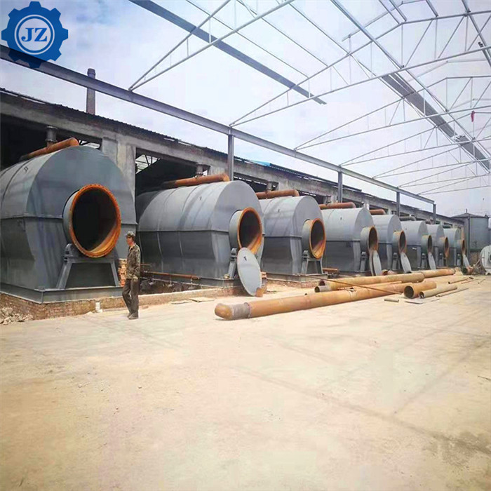 30ton 50ton Fully automatic Continuous Scrap Tyre Recycling To Oil Pyrolysis Machine