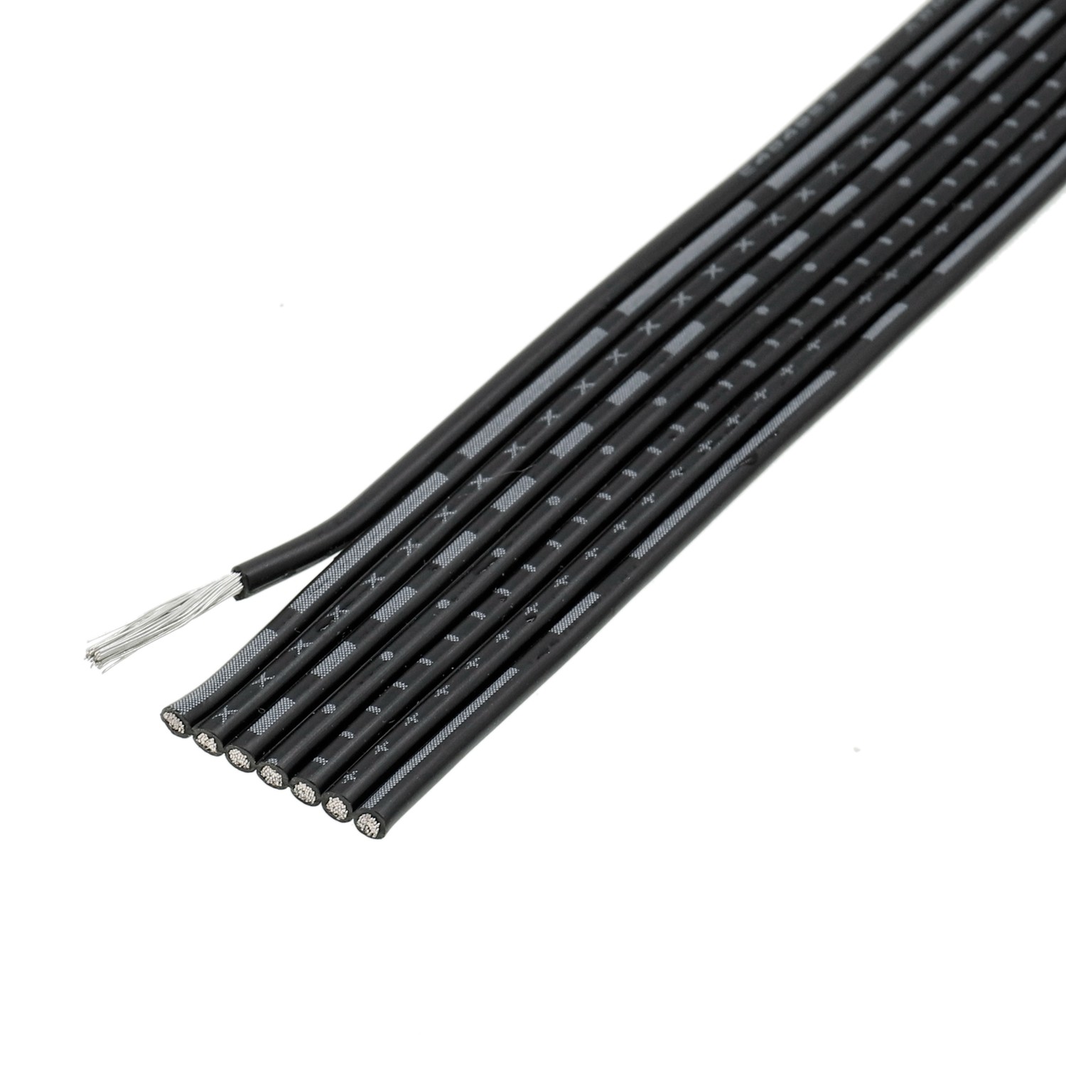 Rainbow Electric Flat Wire Cables , Industrial FEP Ribbon Cable