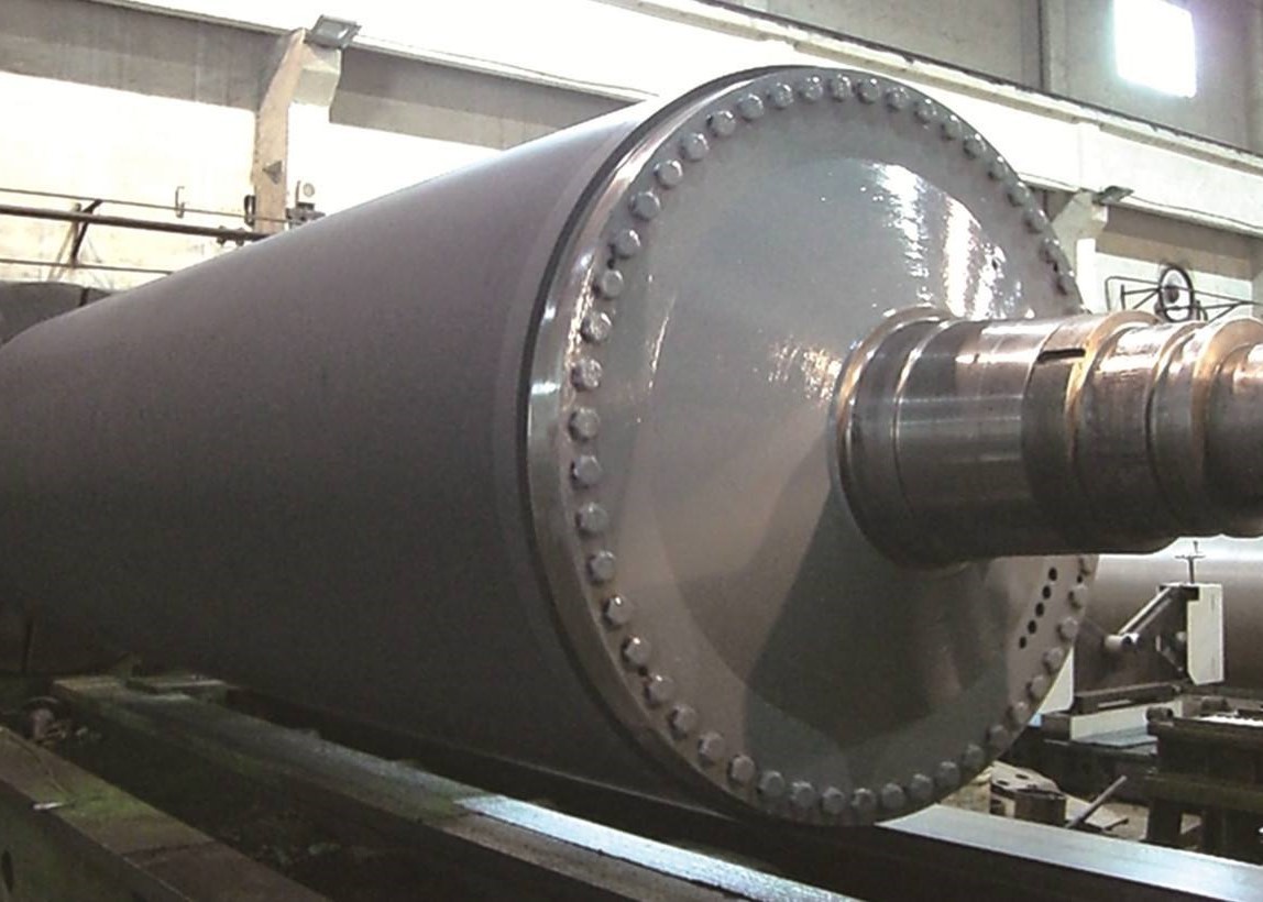 Blind Hole Jumbo Vacuum Press Roller For Big Capacity Paper Machine