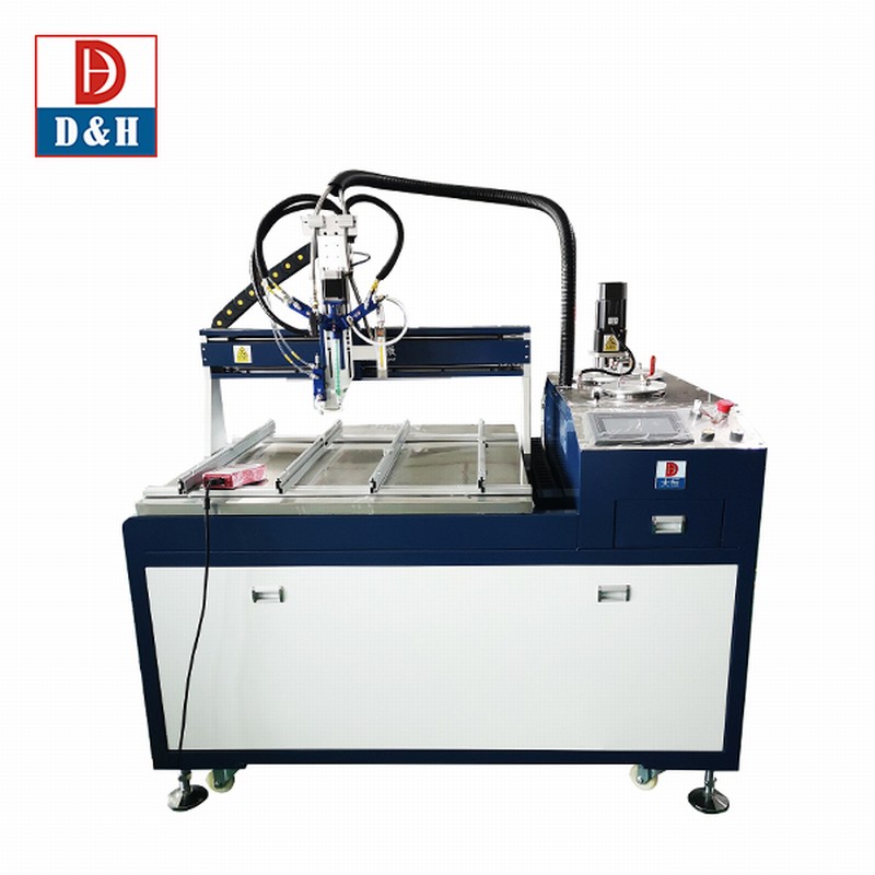 Auto Glue Dispenser AB Mixing Doming Liquid Glue Dispensing Machine for 2-Part Resins
