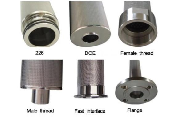316l 304 Punching Perforated Steel Plate Composite Sintered Mesh Filter