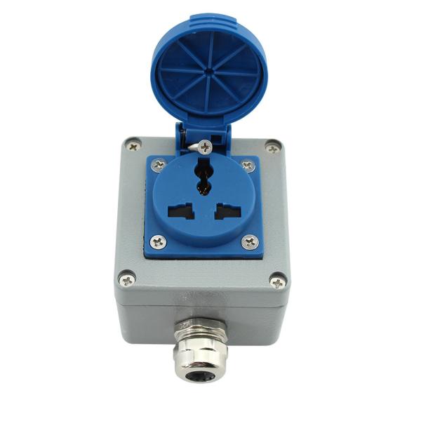 Outdoor Waterproof Power Strip Outlet Socket Die-cast Aluminum Case Explosion