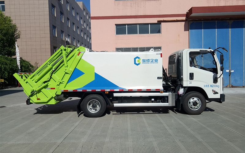 D30TCIF1 Engine Compact Garbage Truck High Capacity With ABS Model ASR-24V-4S/4M