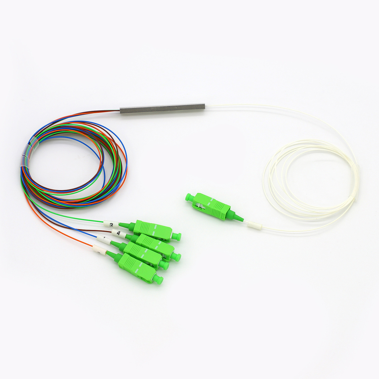 Plc Splitter Fiber Optic With SC/APC Connector 1x16 Mini Type PLC Splitter