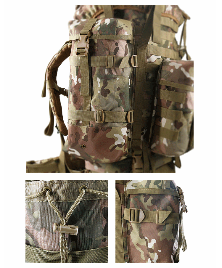 Waterproof 80L Professional Mountaineering Backpack for Large Capacity Outdoor Camping
