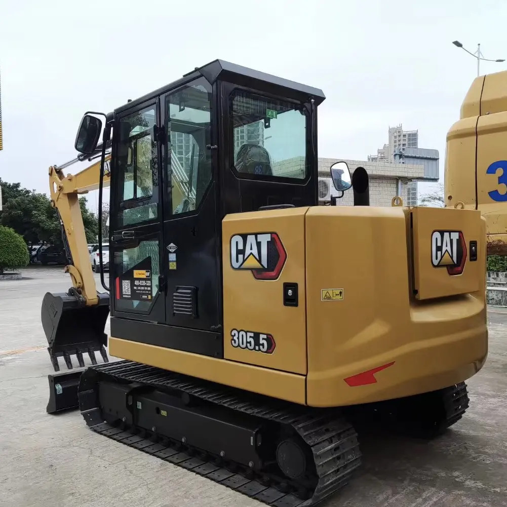 Used Mini Cat Brand Cat 305.5 Excavator 5 Ton Backhoe Mini Secondhand Digger