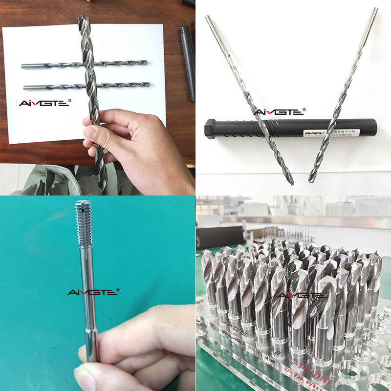 3 Flutes Solid Carbide Twist Drill 50mm - 300mm Heavy Duty Drill Bit