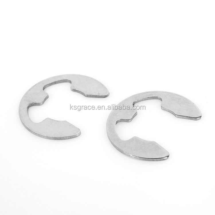 DIN6799 Stainless Steel E Circlip Retaining Washers For Shafts E-Clip Lock Washer