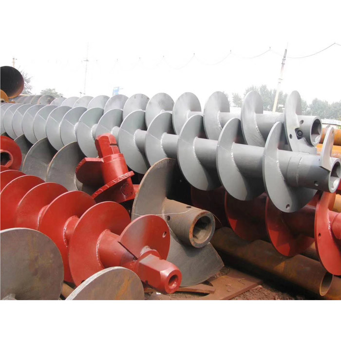 Flat Earth Rock Drilling Auger Single Cut And Double Cut Conical Auger Bucket