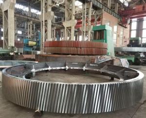  16m CNC Hobbing Machine Cutting Spur Rotary Kiln Girth Gear And Mill Girth Gear Manufactures