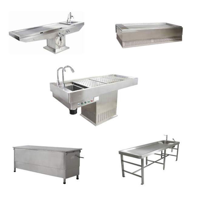 Morgue Room Mortuary Refrigeration Units Carrying Capacity 200 Kgs Autopsy Table