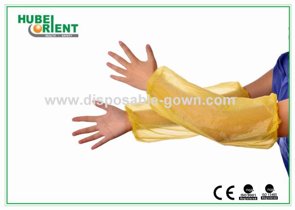 16'' 18'' Single Use PE Oversleeves For Arm Protection waterproof and oil-proof
