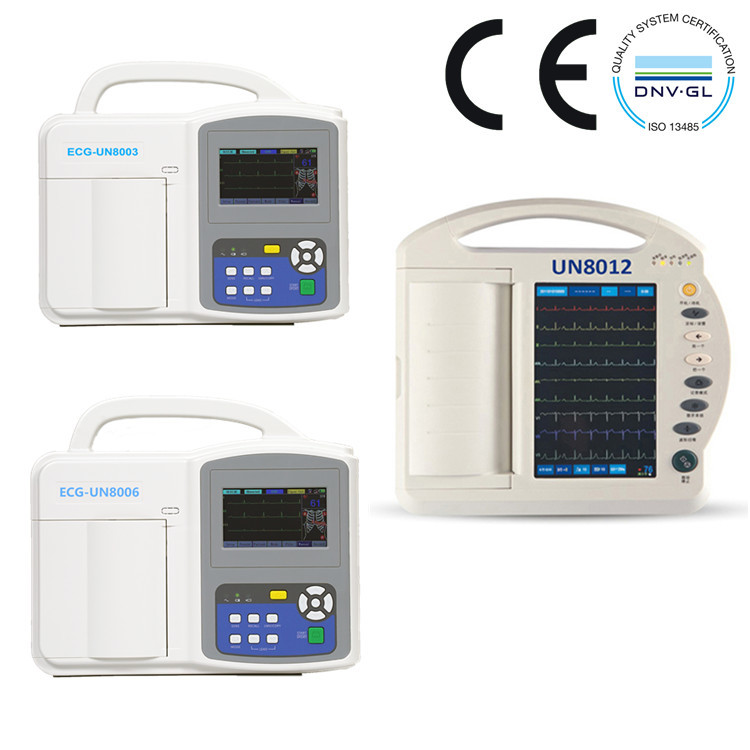 CE ISO Touchscreen 6 Channel Digital ECG Machine Medical EKG Machine