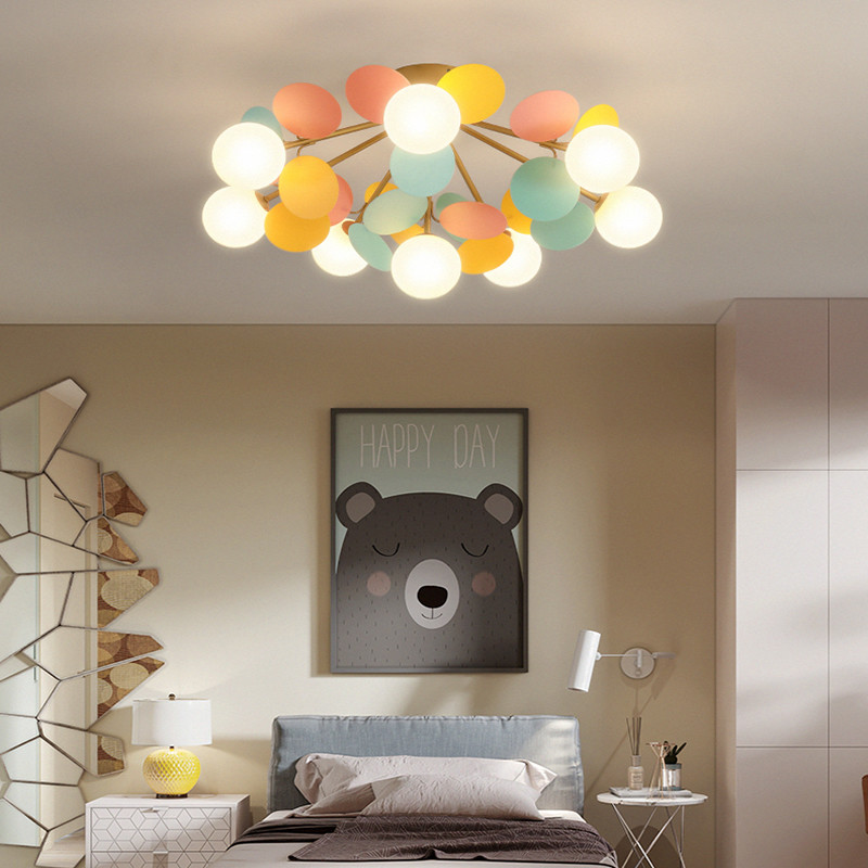 Modern Nordic Led Ceiling Lamp Living Room Kitchen Bedroom Hallway Scandinavian low ceiling light(WH-MA-196)