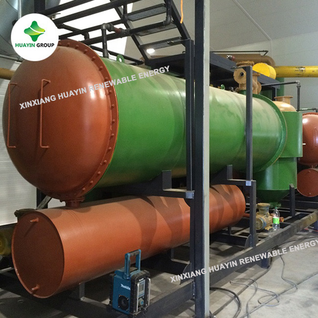 Industrial Plastic Waste Pyrolysis Tire Recycling System