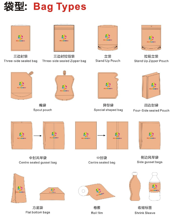 Custom Printing Transparent Spout Pouch Packaging