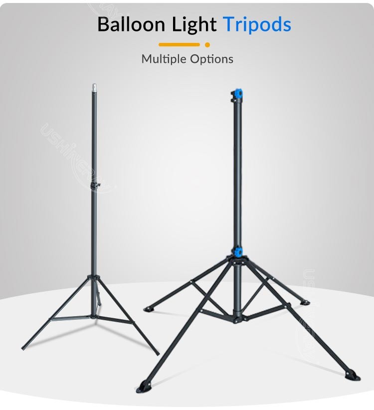 Portable LED Balloon Light 320W Mobile Light Tower For Indoor Construction