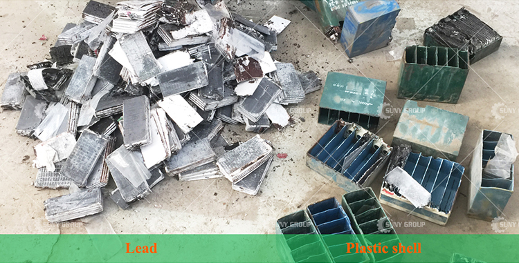 Design Scrap Lead Acid Batteries Recycling Machine Production Line Easy Operation