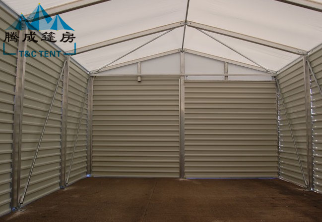 Easy Assembled Temporary Storage Tents , Long Life Span Builders Warehouse Tents