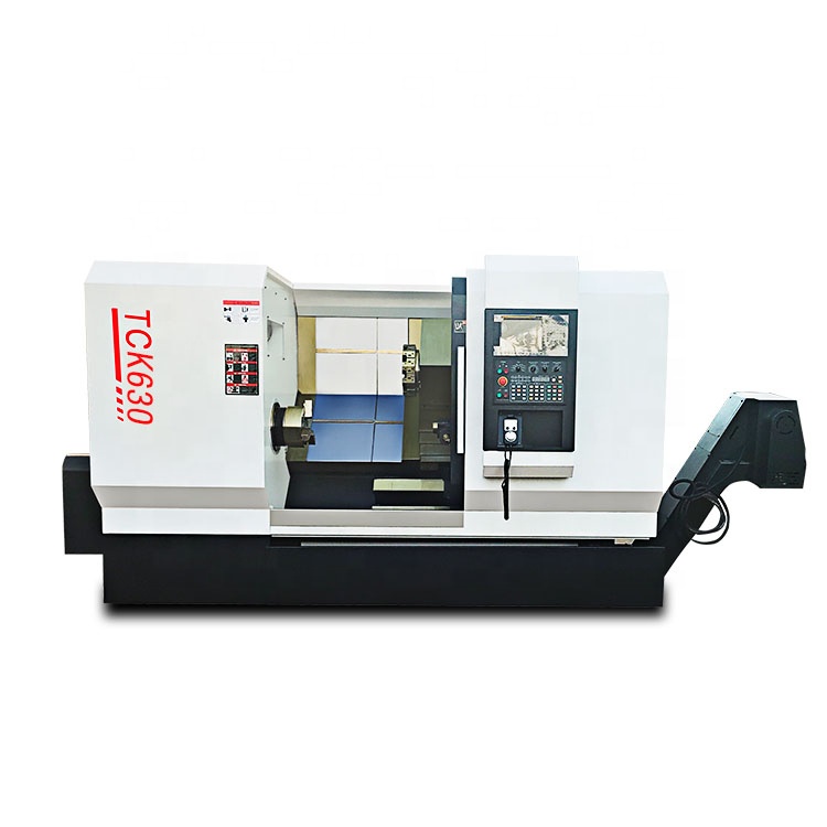 CNC Hydraulic Collet Lathe Machine TCK40 Servo Turret High Speed Slant Bed Cnc Lathe