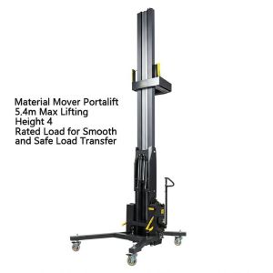  Material Mover Portalift 5.4m Max Lifting Height 4 Rated Load for Smooth and Safe Load Transfer Manufactures