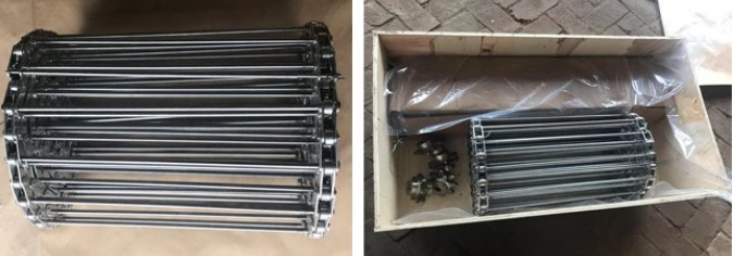Rod Stainless Steel Wire Mesh Belt Anti Corrosion Bear 2000 Degree Centigrade