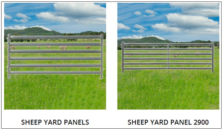 Heavy Duty Galvanized Livestock Cattle Yard Panels Portable Horse Panels