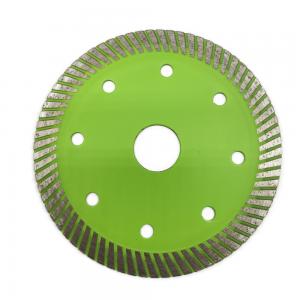 China OBM Customized Support 5 Inch Green Turbo Diamond Cutting Disc for Stone Cutting on sale